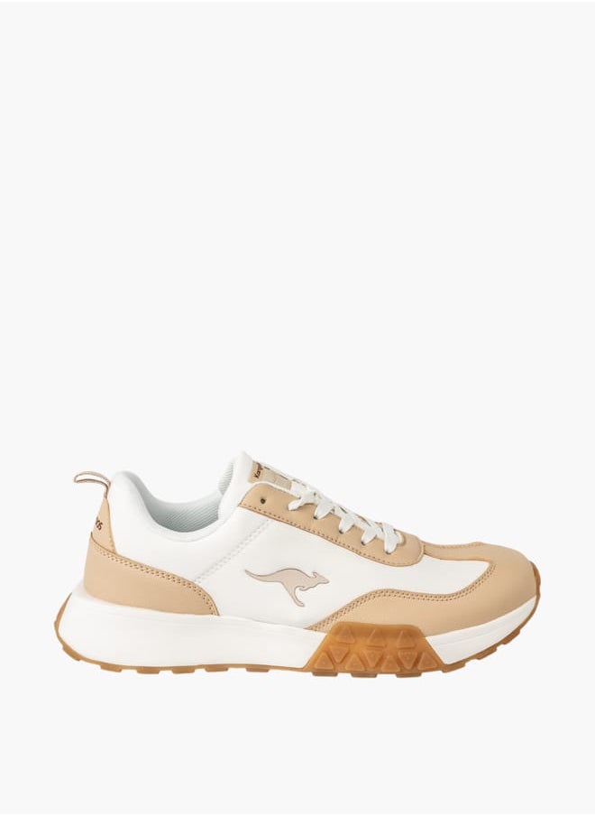 kangaROOS - Womens Logo Detail Walking Shoes With Lace-Up Closure - Image 1