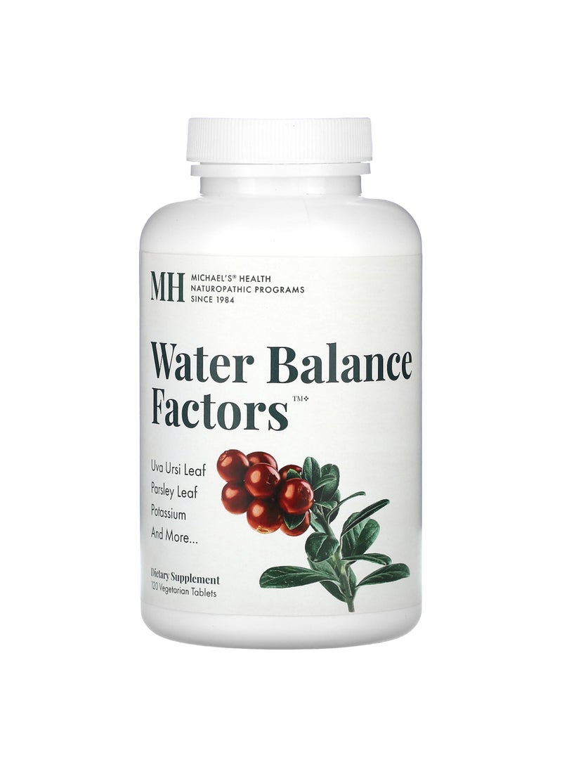 Water Balance Factors, 120 Vegetarian Tablets