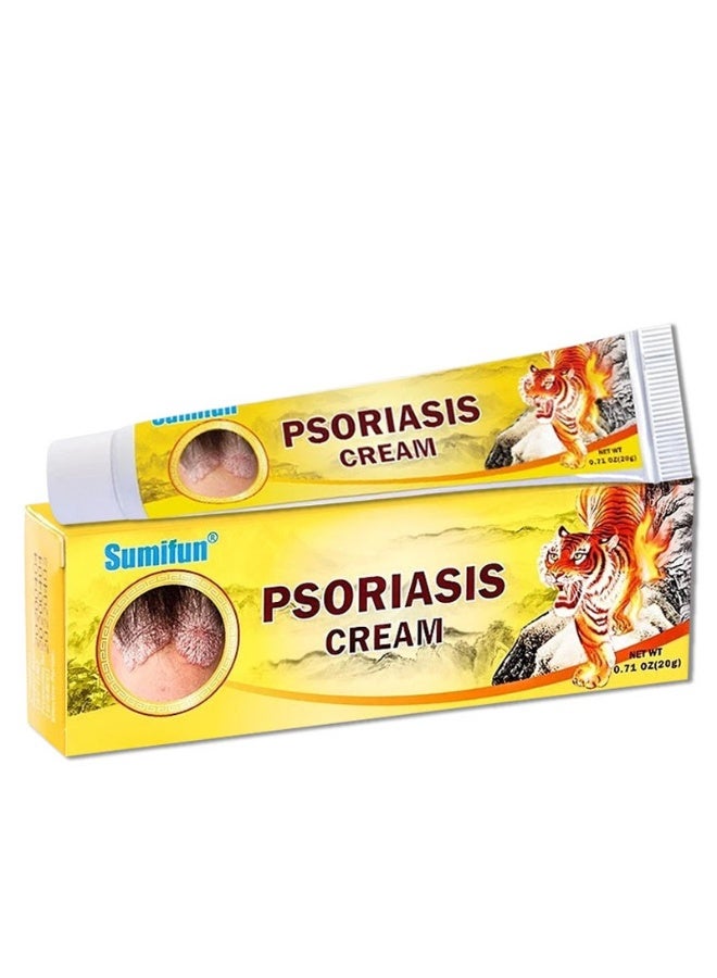 Sumifun Psoriasis Cream for Skin Relief, Advanced Herbal Formula Helps Reduce Itching, Redness, Scaling and Dryness, Soothing Care for Psoriasis, Eczema and Sensitive Skin - Image 1