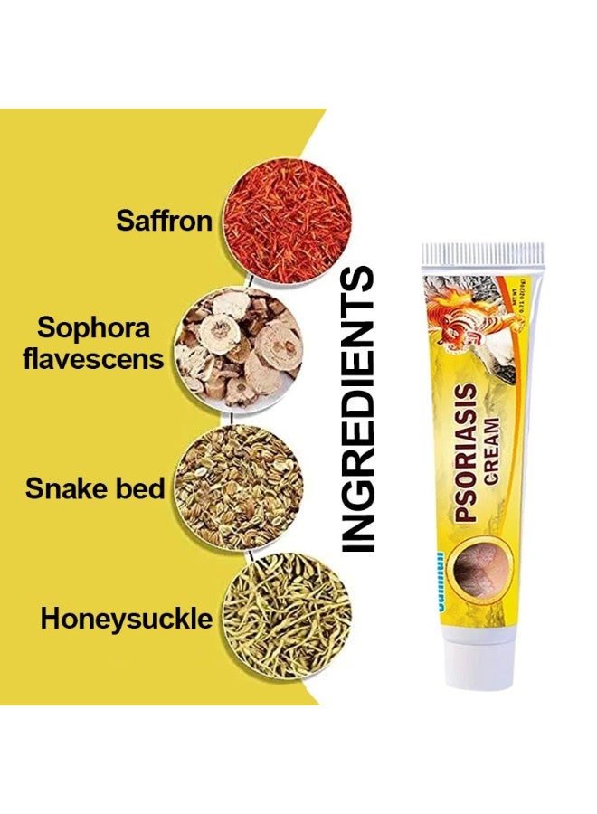 Sumifun Psoriasis Cream for Skin Relief, Advanced Herbal Formula Helps Reduce Itching, Redness, Scaling and Dryness, Soothing Care for Psoriasis, Eczema and Sensitive Skin - Image 2