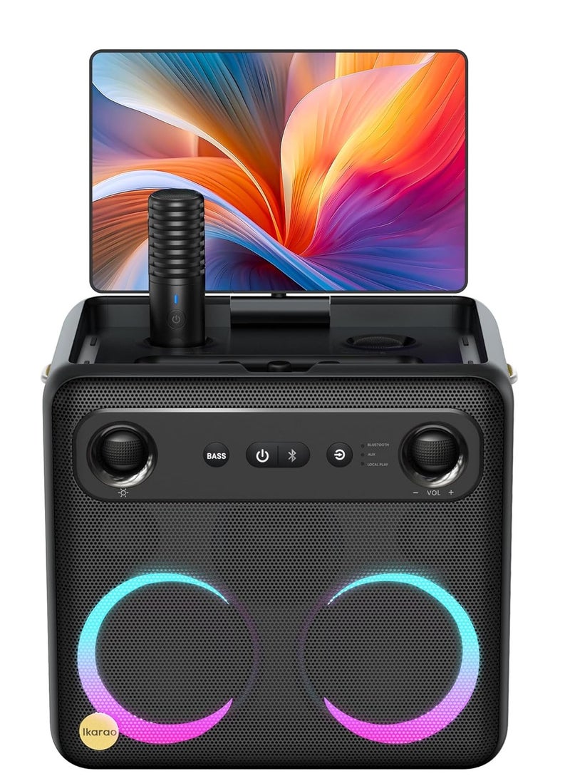 Smart Karaoke Machine for Adults - with Lyrics Display, 64GB Karaoke Tablet, 2 Wireless Mics, Professional Karaoke System, 560W Peak Power, 4 DJ Lights, Karaoke Speaker for Any Occasion - pzsku/Z9E6BEA01B94690E62D79Z/45/_/1735806321/653df9ac-43b9-49b4-9ad6-d066dce82a07