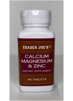 TJ's Trader Joe's Calcium Magnesium & Zinc 60 Tablet  - Image 5