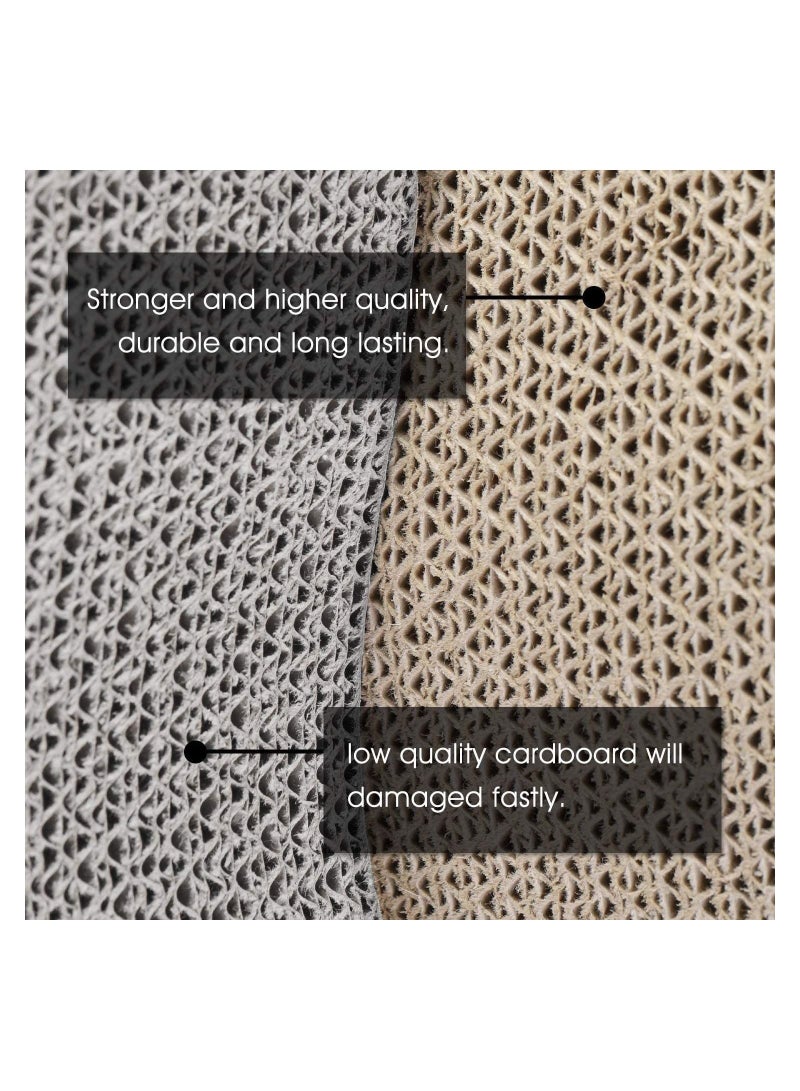 Cat Scratching Board S Curved Cardboard Pad With Catnip - Image 4