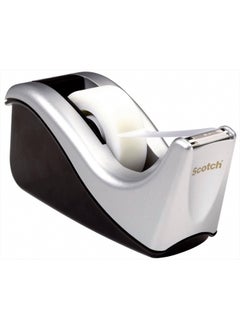 Desktop Tape Dispenser, Silvertech Two-Tone (C60-ST)