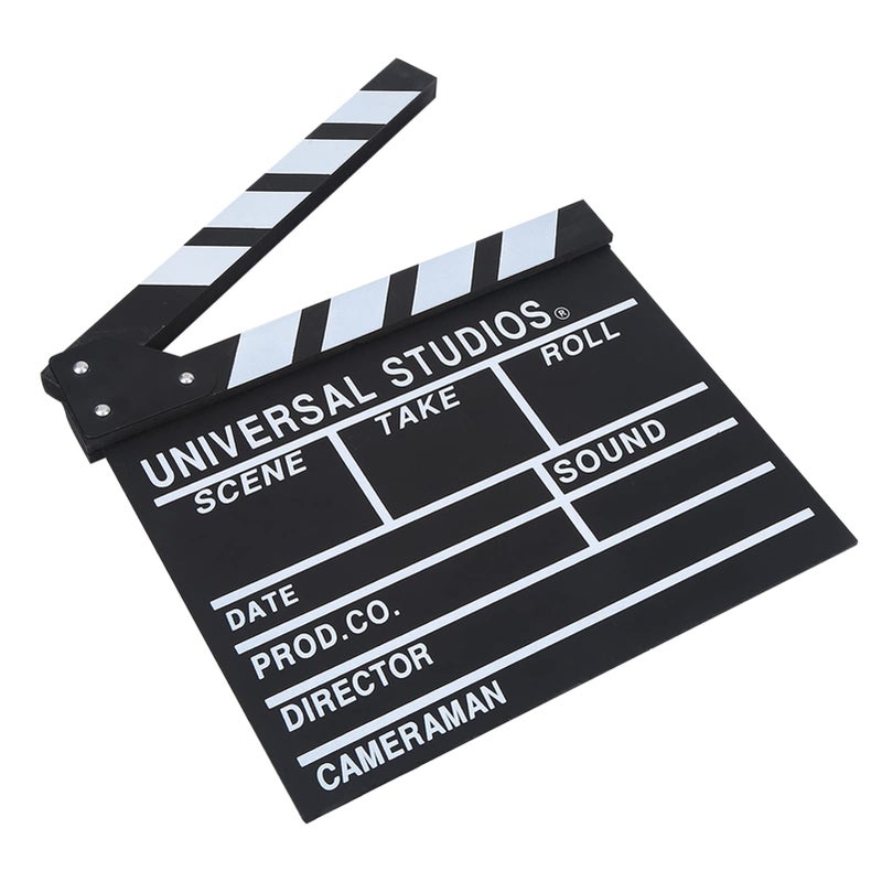 Wooden Director Clapperboard Film Slate With Adjustable Bolts For Movie Shoot Props And Home Decor - Image 3