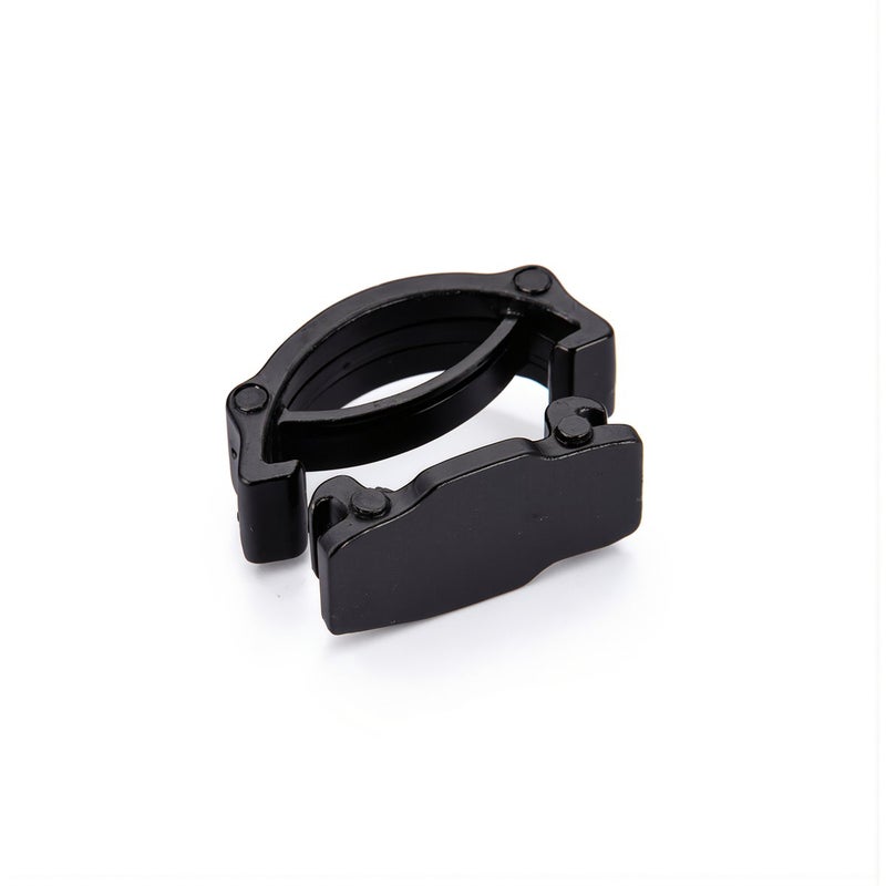 Plastic Shoe Lace Clips White 3 Sizes Shoe Flower Base Sneaker Accessory Replacement Parts - Image 3