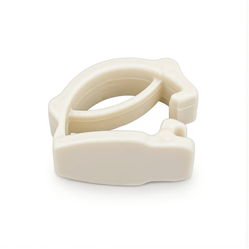 Plastic Shoe Lace Clips White 3 Sizes Shoe Flower Base Sneaker Accessory Replacement Parts - Image 5