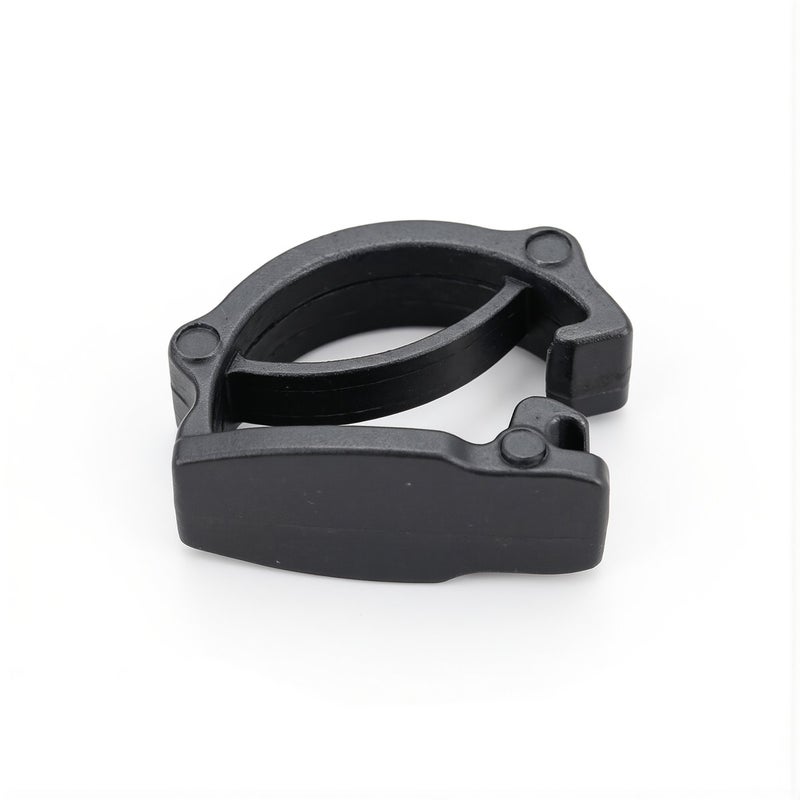 Plastic Shoe Lace Clips White 3 Sizes Shoe Flower Base Sneaker Accessory Replacement Parts - Image 2