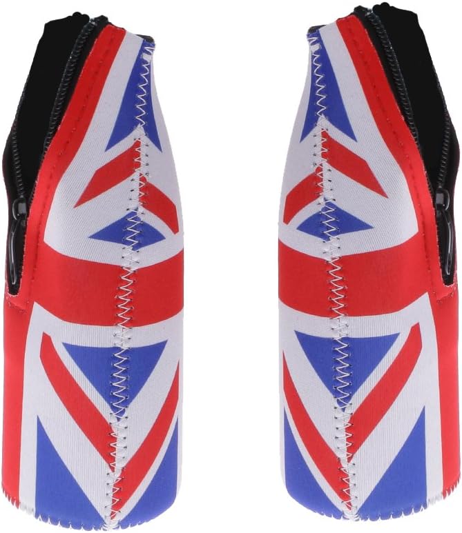 klarako 2 Pair UK Flag Beer Chilling Wrap Cooler Cover Party Favor - Image 4