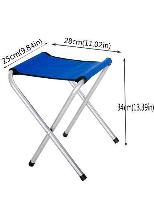 Pavitra Shop Pavitra Shop Cloth Folding Portable Lightweight Stool for Camping Stool Fishing Chair Picnic Beach Bath Lawn Barbecue Garden Stool  - Image 3