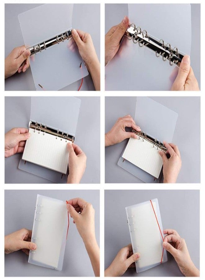 BXT PP Hardcover 4 6 9 Ring Binder/Organizer/Planner for Inserted Sheets, Spiral Refill Paper, School and Office Stationery Supplies (B5-9 Ring) - Image 3