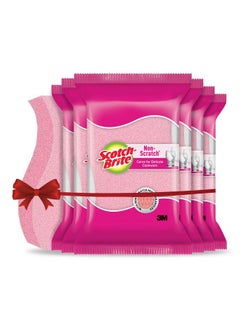 3M Scotch-Brite Plastic Utensil Non Scratch Scrub Sponge-Pack Of 6  - Image 1