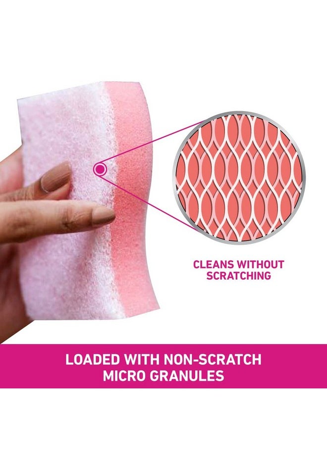 3M - Scotch-Brite Plastic Utensil Non Scratch Scrub Sponge-Pack Of 6 - Image 1