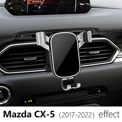 musttrue LUNQIN Car Phone Holder for Mazda CX-5 CX5 2017 2018 2019 2020 2021 2022 2023 2024 2025 CX 5 SUV Auto Interior Accessories Best Cell Phones Mount Cellphone Mobile Cradle Charging Navigation Bracket - Image 2