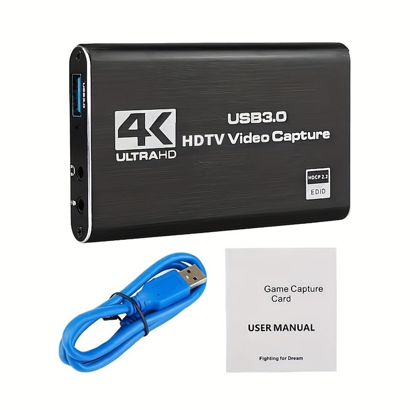 4K Ultra HD USB 3.0 Video Capture Card, 1080P 60fps Recorder for Live Streaming & OBS - Image 4