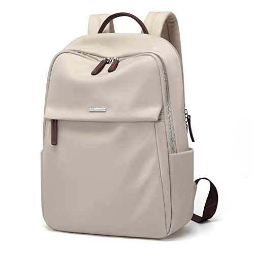 GOLF SUPAGS Womens Laptop Backpack with Separate Laptop Compartment Water Resistant Computer Backpacks Fits 14 Inch Notebook Travel Work College Bags (14-Inch, Apricot) - Image 1