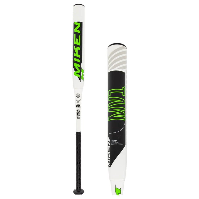 Miken MV1 13 Maxload Dual Stamp 240 Slow Pitch Softball Bat MPMV 34 28 oz