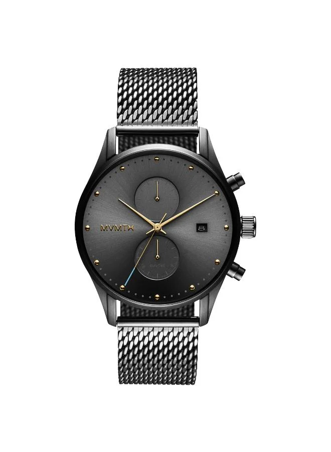 Mvmt Men's Multifunction Watch, Grey Dial, Grey Stainless Steel Strap