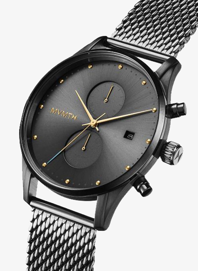 MVMT Men's Multifunction Watch, Grey Dial, Grey Stainless Steel Strap - Image 4
