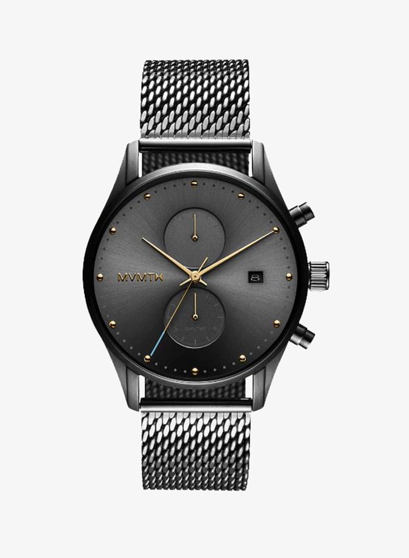 MVMT Men's Multifunction Watch, Grey Dial, Grey Stainless Steel Strap - Image 1