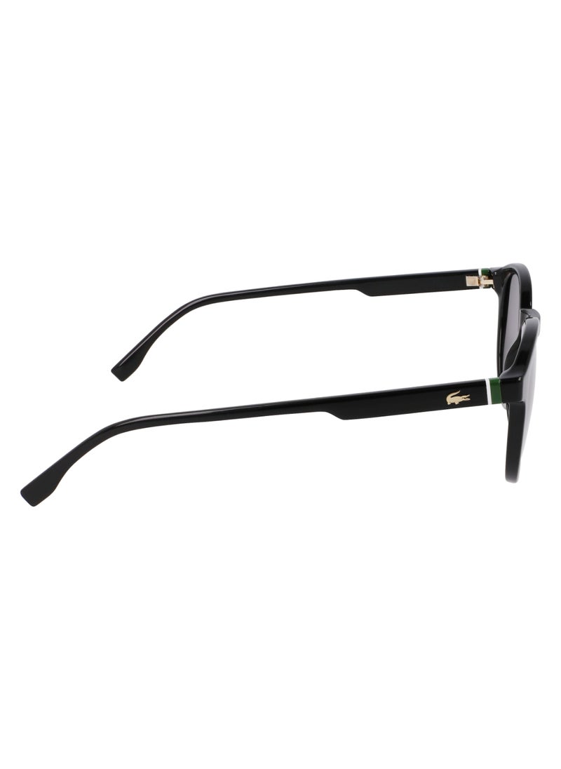 LACOSTE - إطار كامل حيوي INJ-G820 دائري نظارات شمسية لاكوست L6030S 5021 (001) أسود - Image 1