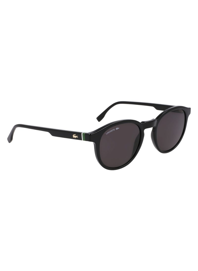 LACOSTE - إطار كامل حيوي INJ-G820 دائري نظارات شمسية لاكوست L6030S 5021 (001) أسود - Image 1