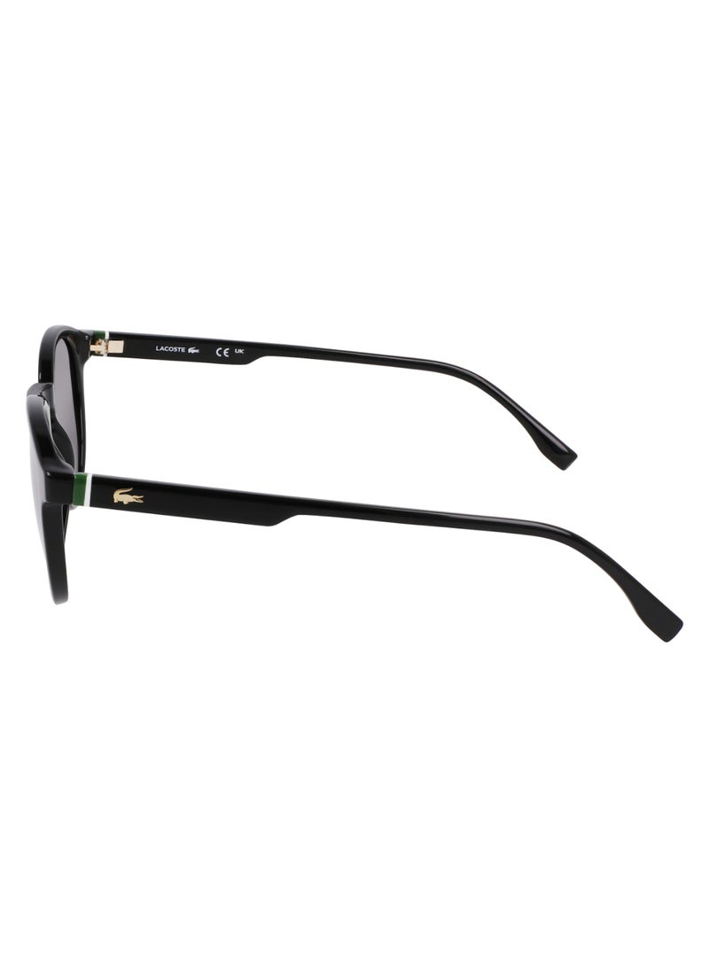 LACOSTE - إطار كامل حيوي INJ-G820 دائري نظارات شمسية لاكوست L6030S 5021 (001) أسود - Image 1