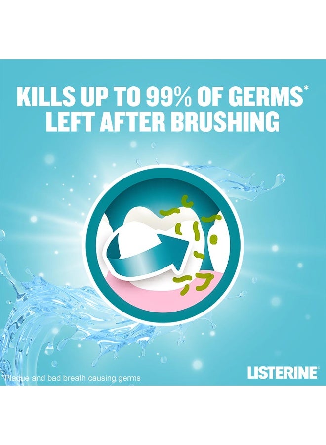 Listerine غسول فم بنكهة النعناع البارد بدون كحول طعم أخف 500 مل - Image 1