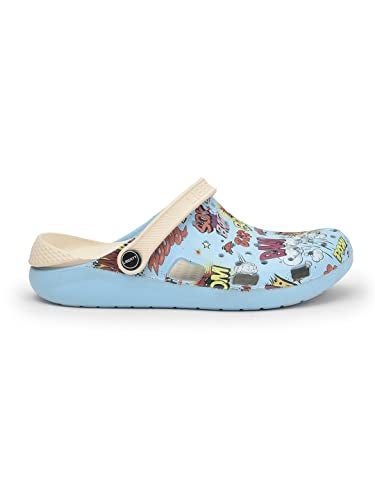 Liberty A-HA LPMXT-810 Casual Slingback Clogs for Men with EVA Sole | Slip-On Comfort, Breathable & Lightweight | Soft Footbed | Printed Stylish Home Wear Footwear (S.Blue - 7 UK) - Image 2