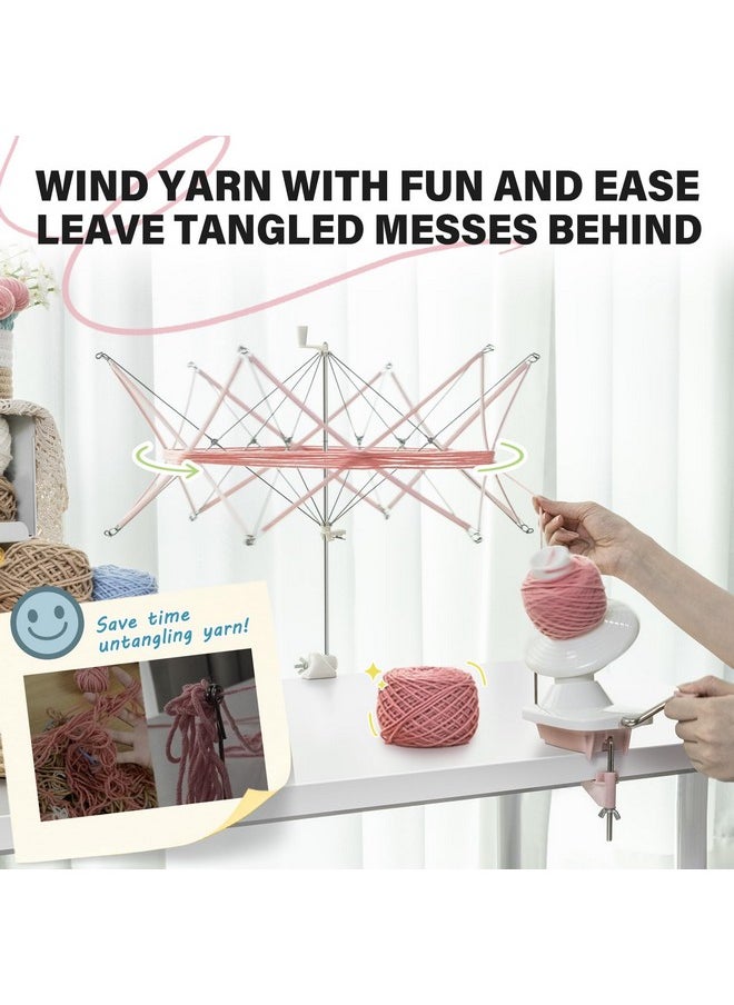 INMAKER - INMAKER Yarn Winder and Swift, Yarn Swift and Ball Winder Combo, Yarn Ball Winder with Swift for Crocheting - Image 1
