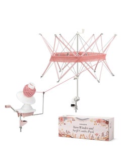 INMAKER Yarn Winder and Swift, Yarn Swift and Ball Winder Combo, Yarn Ball Winder with Swift for Crocheting