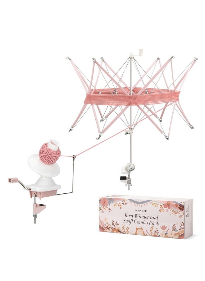 INMAKER - INMAKER Yarn Winder and Swift, Yarn Swift and Ball Winder Combo, Yarn Ball Winder with Swift for Crocheting - Image 1