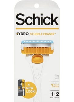 Hydro Stubble Eraser Razor With 2 Razor Refill Blades
