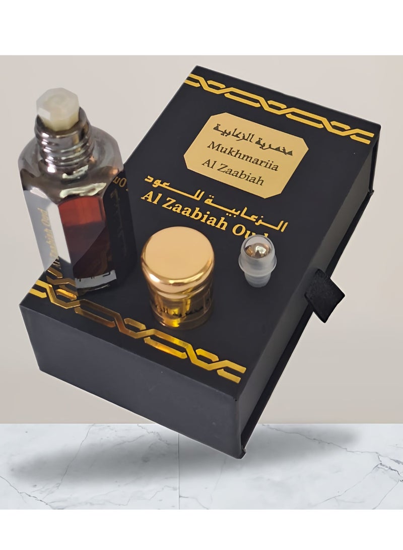 Al Zaabiah Mukhmariia Al Zaabiah Perfume Oil 12 ml – Long-Lasting Oriental Floral Fragrance for Men & Women - Image 3