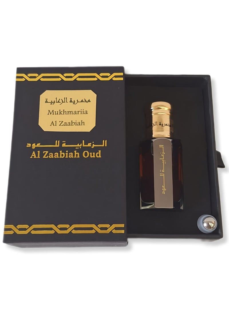 Al Zaabiah Mukhmariia Al Zaabiah Perfume Oil 12 ml – Long-Lasting Oriental Floral Fragrance for Men & Women - Image 1