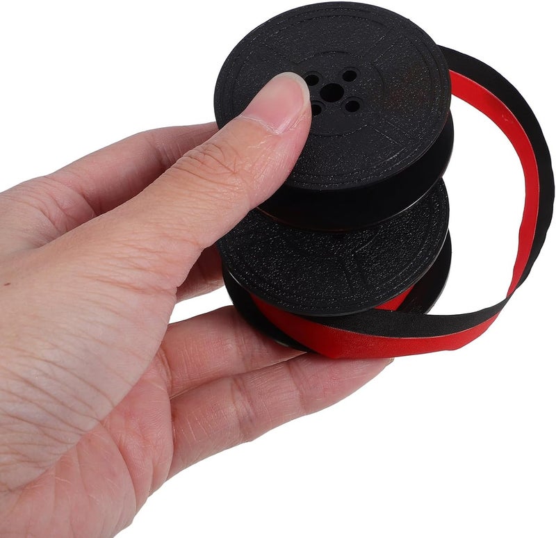 LABRIMP 4pcs Typewriter Ribbon: Mechanical Typewriter Ribbon Spool - Vintage Ink Tape Refill Compatible for Gr9 Ne800 Ne3000 1009fn 1066fn - Image 5