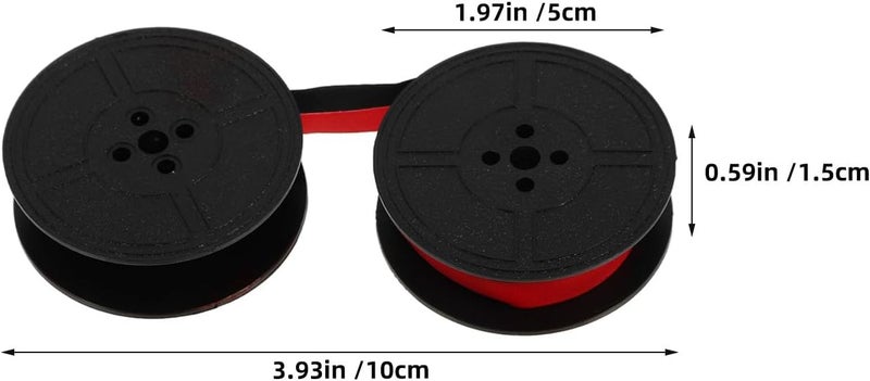 LABRIMP 4pcs Typewriter Ribbon: Mechanical Typewriter Ribbon Spool - Vintage Ink Tape Refill Compatible for Gr9 Ne800 Ne3000 1009fn 1066fn - Image 4