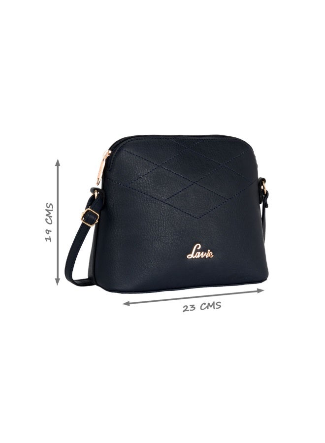 Lavie Marma Zigzag Sling For Women (Navy) - Image 5