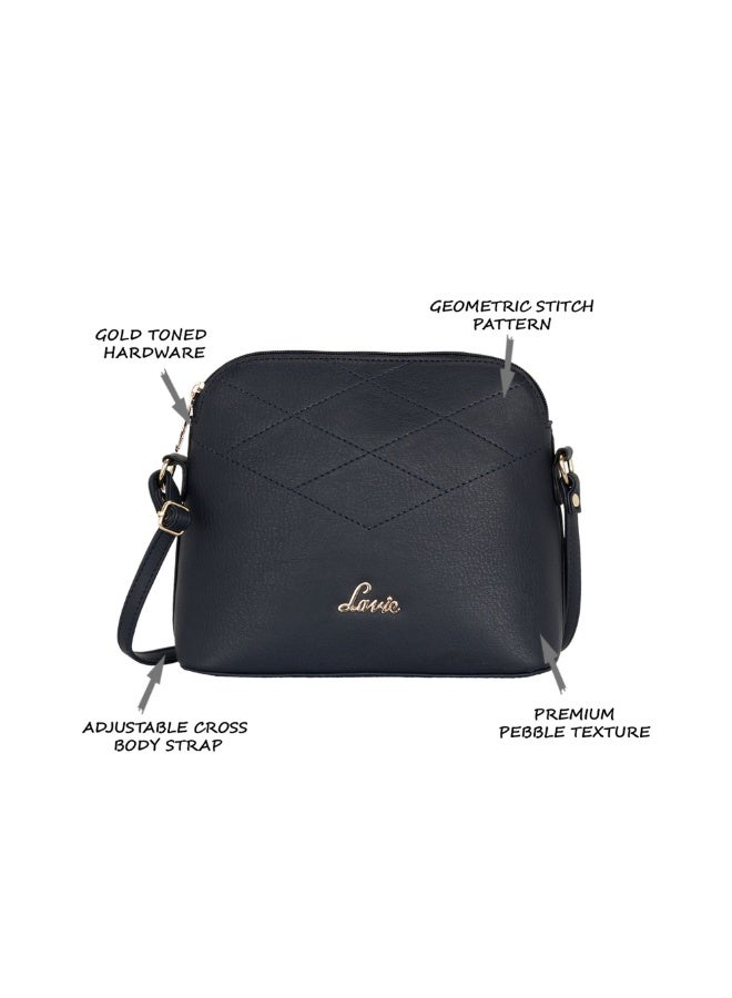 Lavie Marma Zigzag Sling For Women (Navy) - Image 3