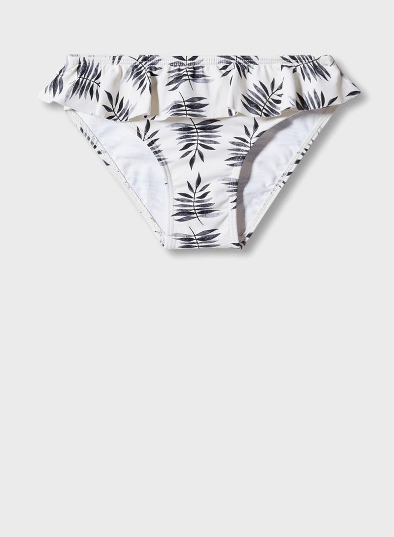 MANGO Kids Palm Print Bikini - Image 1