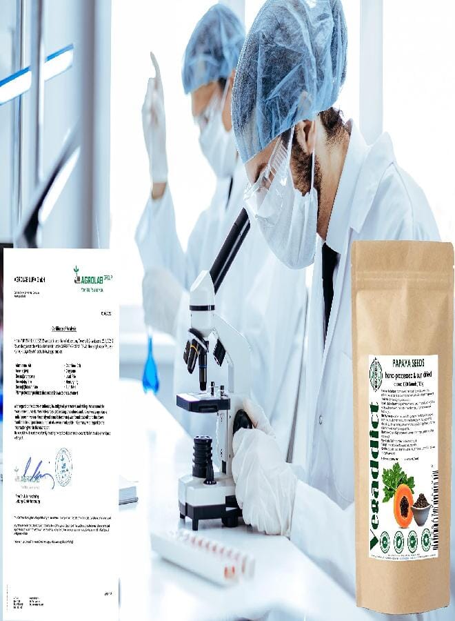 100% Natural Sun Dried Papaya Seeds | High Papain & Carpain Content | No Additives | Vegan | Laboratory Tested | Gluten & Lactose Free | Ethycally sourced | (approx 1000 seeds) - Image 5