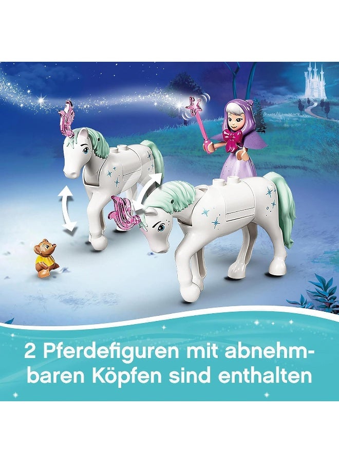 LEGO مجموعة بناء عربة الأميرة سندريلا الملكية من LEGO ديزني 43192 (237 قطعة) - Image 1