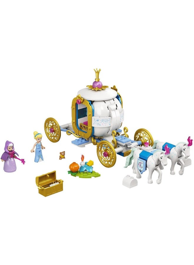 LEGO مجموعة بناء عربة الأميرة سندريلا الملكية من LEGO ديزني 43192 (237 قطعة) - Image 3