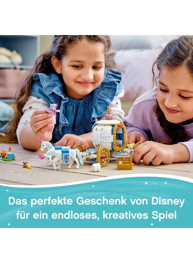 LEGO مجموعة بناء عربة الأميرة سندريلا الملكية من LEGO ديزني 43192 (237 قطعة) - Image 5