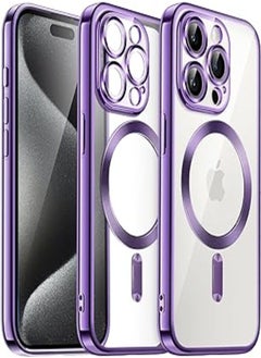 JETech Electroplated Case for iPhone 15 Pro MAX 6.7 Inches, Camera Lens Full Protection, Compatible with MagSafe Wireless Charging, Anti-Shock with Soft TPU (Purple) - pzsku/Z9E6DA76C2914301217D4Z/45/_/1713736324/b3665df2-cc26-4ca1-a866-1ac9f66ba0ae