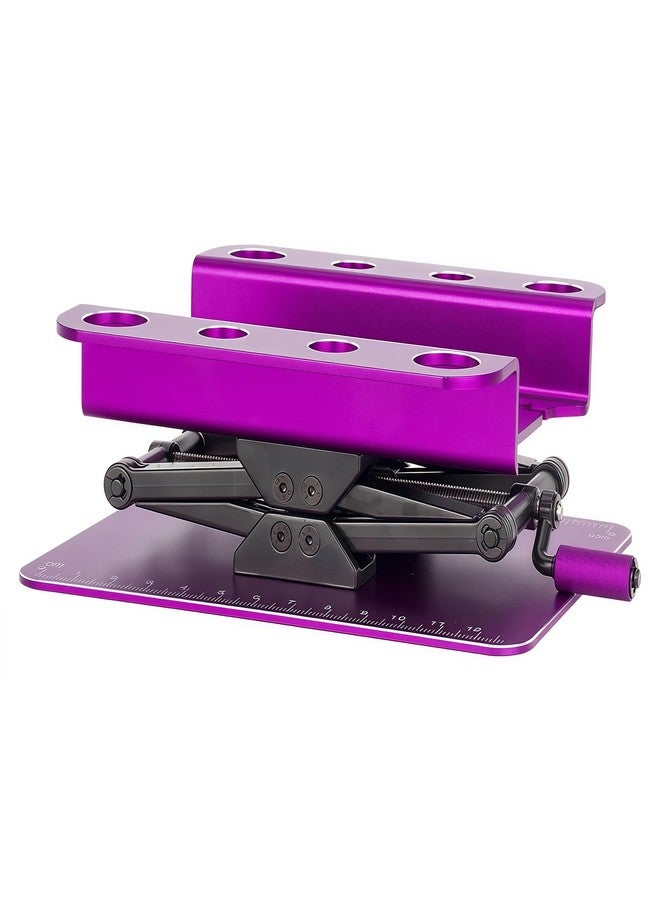 AMK RC Car Stand, Aluminum Liftable Adjustable RC Car Work Stand, Repair & Display RC Stand for Traxxas TRX4 Axial Arrma Redcat Losi 1/8 1/10 1/12 1/14 1/16 1/18 1/24 RC Car (Purple) - Image 5