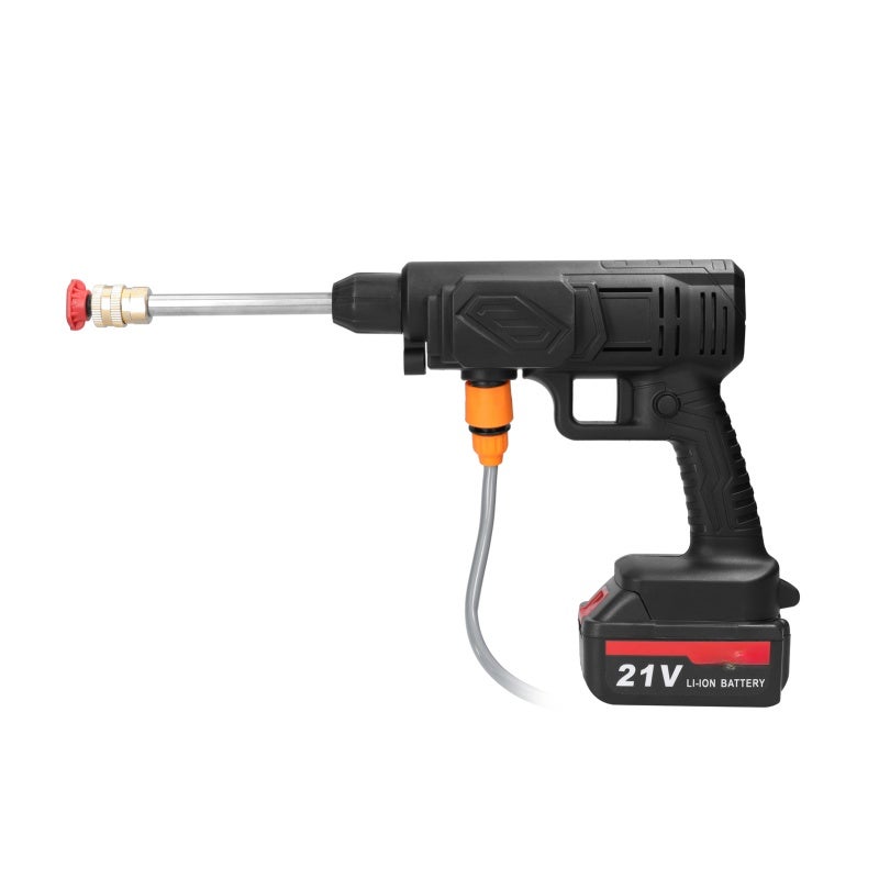 Cordless Car Washer: 2 Batteries, Cordless Lightweight Portable Design, Copper Motor Strong Impact Force - Large Dual Nozzle Options, Steel Filter Foam Bottle for Car Washing Enthusiasts - Image 5