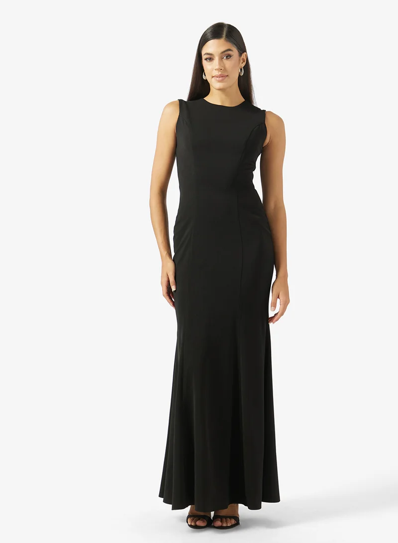 Akadia Fashion  EMBELLISHED CAPE 2PCS CREPE DRESS for Women | Best Price UAE