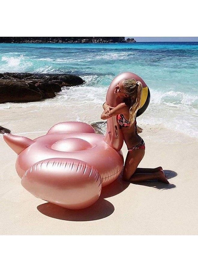 Jasonwell - Giant Inflatable Flamingo Pool Float With Fast Valves Summer Beach Swimming Pool Floatie Lounge Floating Raft Party Decorations Toys For Adults Kids Xlarge - Image 1