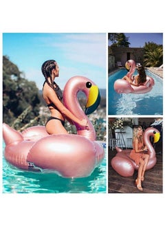 Jasonwell Giant Inflatable Flamingo Pool Float With Fast Valves Summer Beach Swimming Pool Floatie Lounge Floating Raft Party Decorations Toys For Adults Kids Xlarge  - Image 5